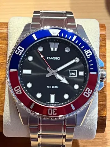 카시오 CASIO MDV-107 펩시 남성용 손목시계