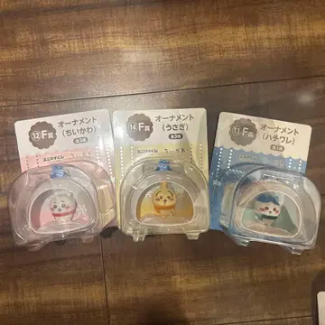 치이카와 에니마이 복권 오너먼트 세트