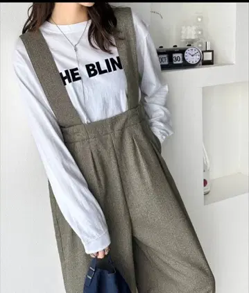 어른의 와이드 실루엣 속기모 하이웨스트 살로펫