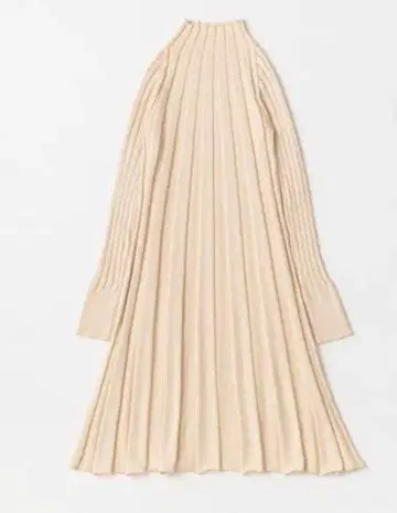 프리스틴 리브 플레어 튜닉 원피스 / 오가닉 코튼