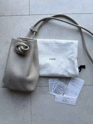 VASIC 그레이 숄더백 수납 가방 포함