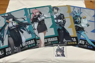 젠 제로 훼미리마트 콜라보 클리어 파일 스티커 대 호로우 6과