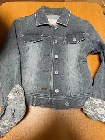 90s PEYTON PLACE 그레이 데님 자켓 M