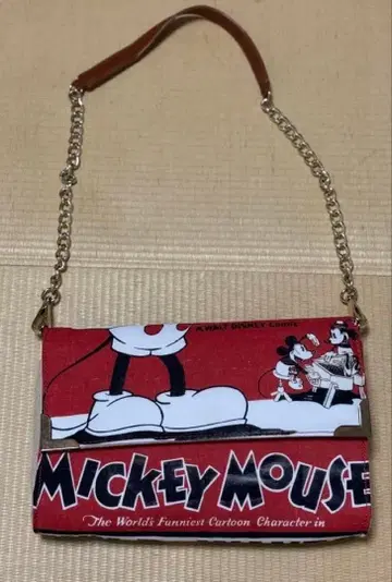 미키마우스 클러치백 클래식 올드