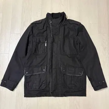 ENERGIE 에너지 자켓 블랙 XL 밀리터리 자켓
