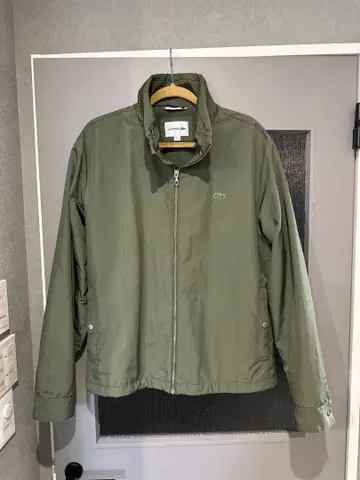 LACOSTE 나일론 자켓 FR 52 / US L 올리브 그린