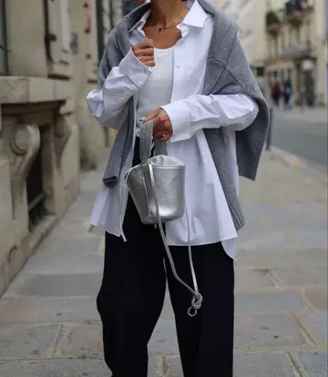 미사용 새상품 Ayako Pottery Bag 실버