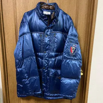 남성용 다운 자켓 파랑 (네이비에 가까운 파랑)