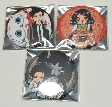 에구치 나츠미 원화전 캔뱃지 출금의 두더지 네코츠케가 3점 세트