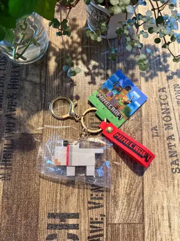 Minecraft 키링 늑대