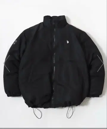 블랙 다운 자켓 U.S. POLO ASSN.