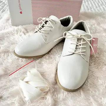 [ 미사용 ] 라파파 신발 2way 레이스업 슈즈 L 사이즈 24cm