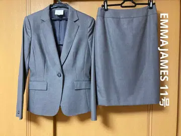 EMMA JAMES 그레이 수트 세트 11 옷깃 스티치 포인트