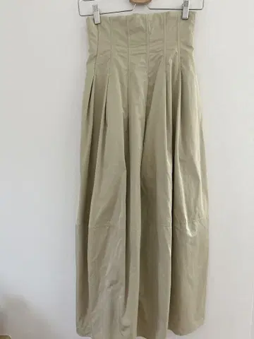 코코딜 코르셋 벌룬 스커트 베이지