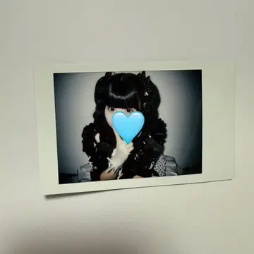 iLiFE! 무지개 깃털 미니 반짝이는 의상 란 폴라로이드 1장