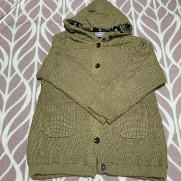 IRIEY 후드 부착 베이지 자켓