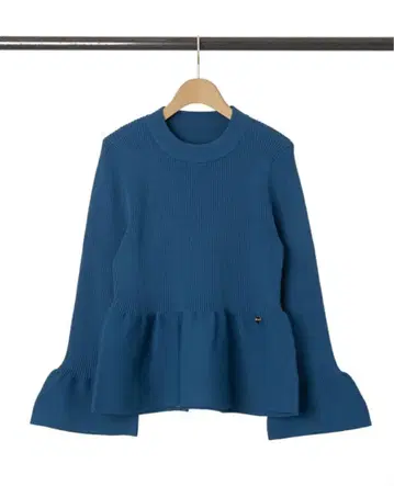 [ 새상품 ] TRECODE 페플럼 니트 38 블루