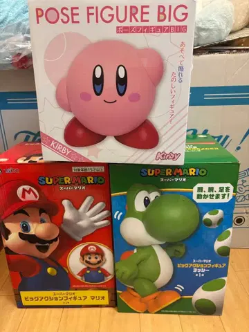 빅 피규어 마리오 요시 커비 3개 세트