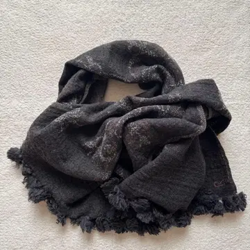 45R 45rpm 융모 울 스톨 꽁지 달린