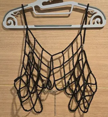 LEPSIM 비즈 뷔스티에 블랙