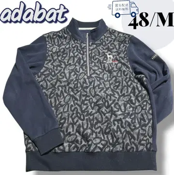 아다바트 플리스 사이즈 48 M 네이비 일본제 골프