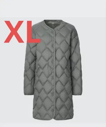 유니클로 울트라 라이트 다운 릴랙스 코트 카키 XL