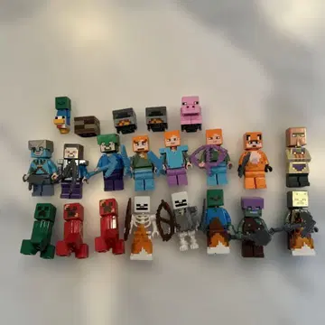 최종 가격 인하 정품 LEGO 마인크래프트 미니 피규어 세트 판매