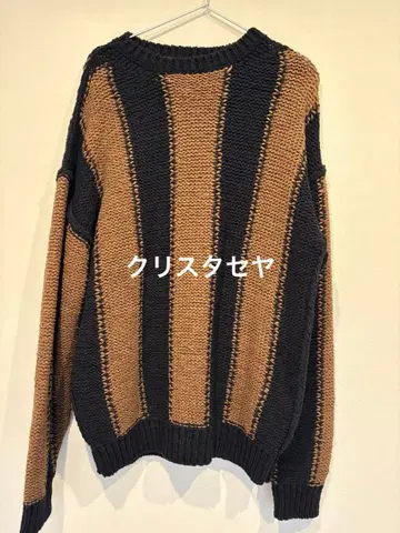 Cristaseya 24SS STRIPED SWEATER M