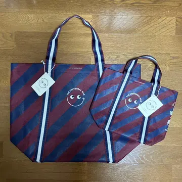 [ 새상품 한정판 ] 안야 힌드마치 에코백 Tuck Shop 2종 세트