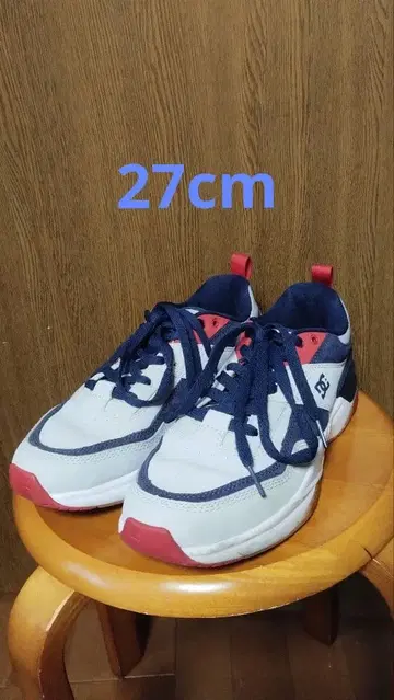 DC 스니커즈 화이트/네이비/레드