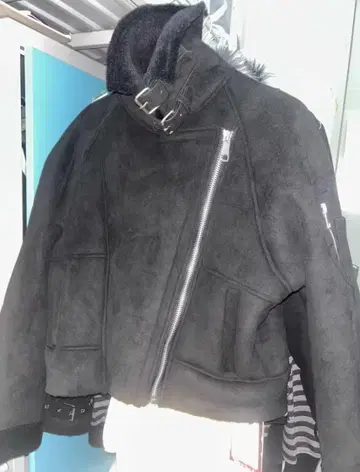 NO/FAITH STUDIOS 플라이트 재킷 블랙