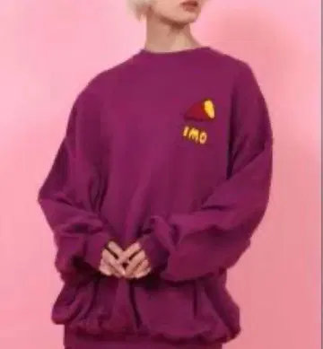 푸뉴즈 I MO 자수 맨투맨 사이즈 3