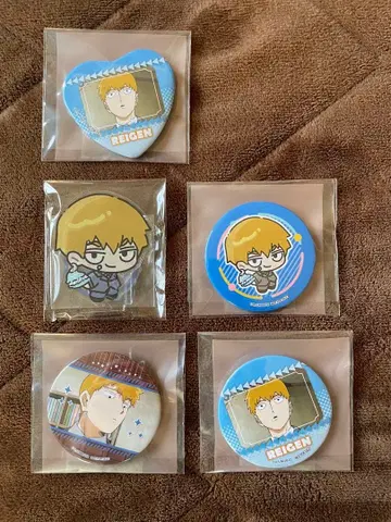 모브사이코100 레이겐 아라타카  캔뱃지 아크릴 스탠드 5종 세트