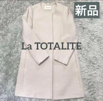 미사용 새상품 La TOTALITE 아이보리 롱 코트