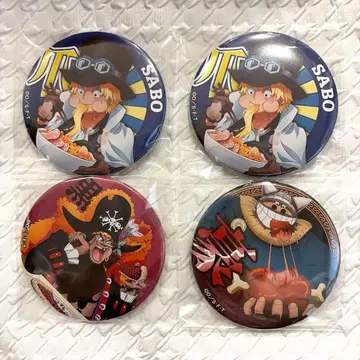 원피스 야라칸 캔뱃지 GOURMET 사보 검은 수염 브로기