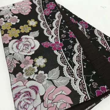 후리소데용 후쿠로 오비 폴리에스테르 후쿠로 오비 P-블랙 계열