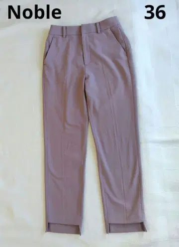 Noble 노블 캐럿 실루엣 스텝 헴 팬츠 36/S