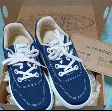 룸톤 메이트 메리노울 다크 네이비 24.0cm 스니커즈 미사용 새상품