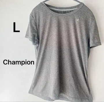 [ L ] 챔피온 베이퍼 그레이 반팔 티셔츠