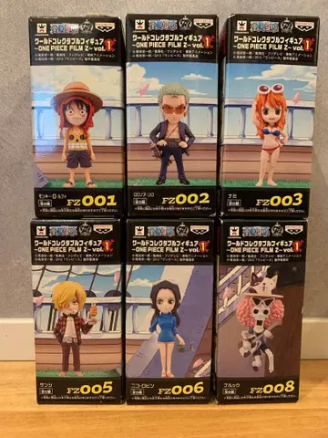 원피스 월드 콜렉터블 피규어 필름 Z 6개 세트
