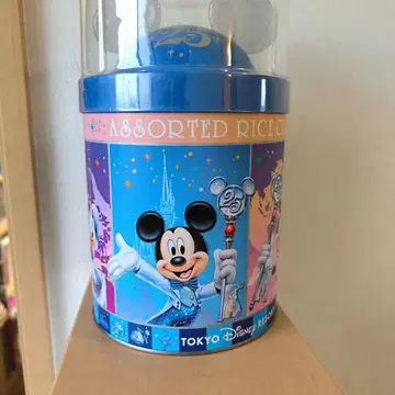 도쿄 디즈니 리조트 모듬 리치 쿠키 25주년 기념 빈 캔