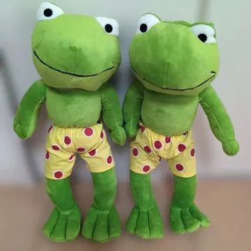 프로쉬 봉제 인형 2개 개구리