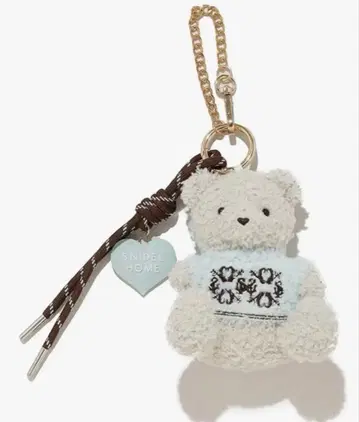 새상품 스나이델 홈 니트 곰 참 BLU
