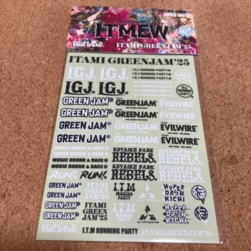 ITAMI GREEN JAM*25 스티커 시트
