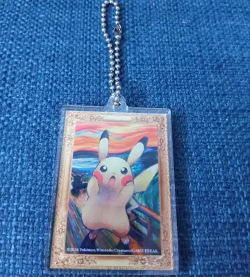 피카츄 아크릴 키링 뭉크의 절규