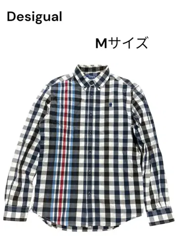 [ 대특가 ] Desigual 데시구알 셔츠 M 사이즈 아메카지 남성용