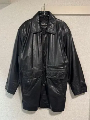 Wild Armor 소가죽 가죽 코트