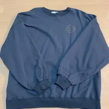 X-GIRL 다크 그레이 맨투맨