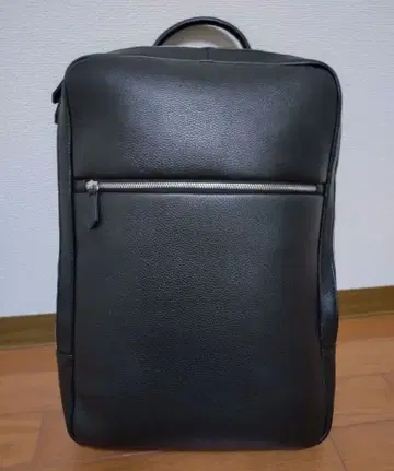 MURA 새상품 얇은 바닥 슈링크 가죽 스마트 비즈니스 백팩