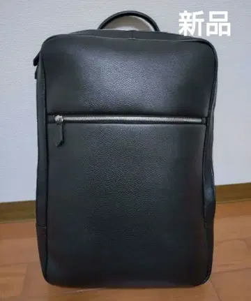 MURA 새상품 얇은 바닥 슈링크 가죽 스마트 비즈니스 백팩